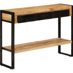 vidaXL - Wandtafel - Zwart - Hout