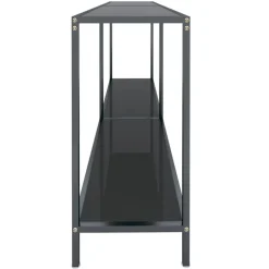 vidaXL - Wandtafel - Zwart - Glas