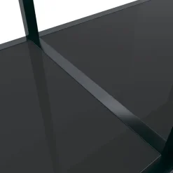 vidaXL - Wandtafel - Zwart - Glas