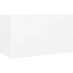 vidaXL - Wastafelkast - Wit - Bewerkt hout - 80 x 38.5 x 45 cm