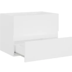 vidaXL - Wastafelkast - Wit - Bewerkt hout - 60 x 38.5 x 45 cm