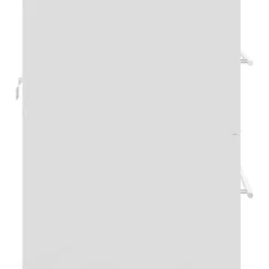 vidaXL - Wastafelkast - Wit - Bewerkt hout - 60 x 38.5 x 48 cm