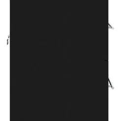 vidaXL - Wastafelkast - Zwart - Bewerkt hout - 60 x 38.5 x 48 cm