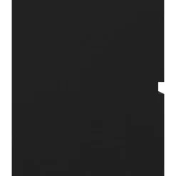 vidaXL - Wastafelkast - Zwart - Bewerkt hout - 90 x 38.5 x 45 cm