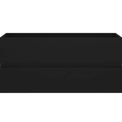 vidaXL - Wastafelkast - Zwart - Bewerkt hout - 100 x 38.5 x 45 cm