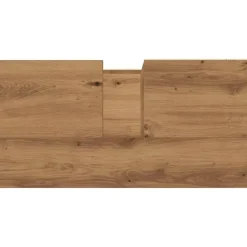 vidaXL - Wastafelonderkast - 1 deur 2 lades - Artisanaal eiken - 65x33x60 cm