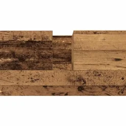 vidaXL - Wastafelonderkast - 1 deur 2 lades - Oud hout - Hout - 65x33x60 cm