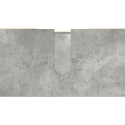 vidaXL - Wastafelonderkast met 1 deur 6 vakken - Betongrijs spaanplaat - 60 cm