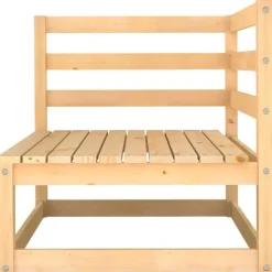 vidaXL - 2-zits Bank - Grijs - Grenenhout