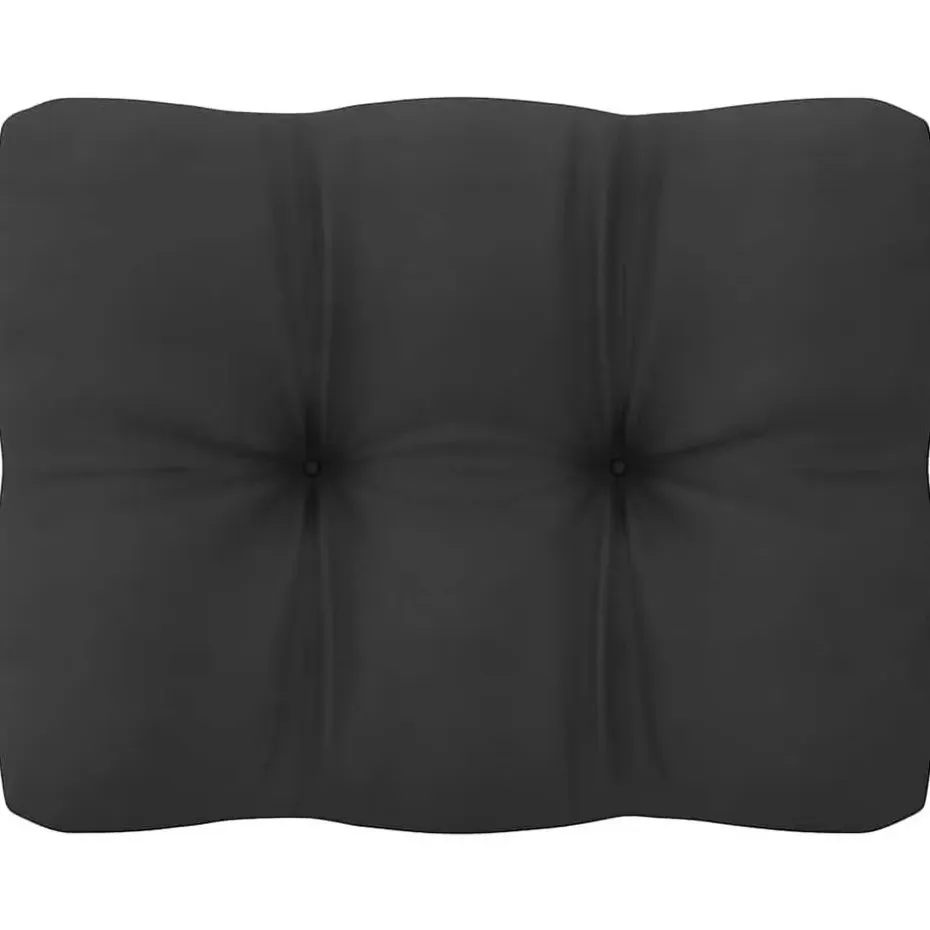 vidaXL - 2-zits Bank - Wit - Grenenhout