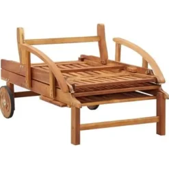 vidaXL - Zonnestoel - Bruin - Acaciahout