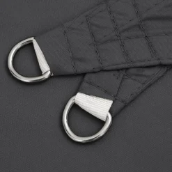 vidaXL - Zonnezeil - Antraciet - 4 x 4 x 4 m