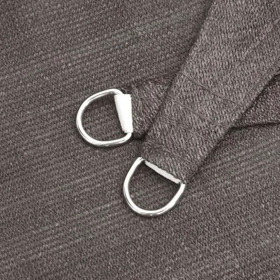 vidaXL - Zonnezeil - Antraciet - 3.6 x 3.6 x 3.6 m