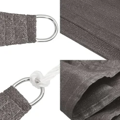 vidaXL - Zonnezeil - Antraciet - 3.6 x 3.6 m