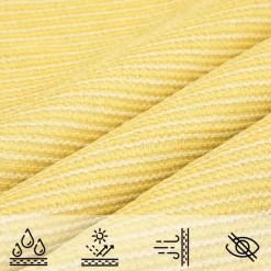 vidaXL - Zonnezeil - Beige - 3.6 x 3.6 m