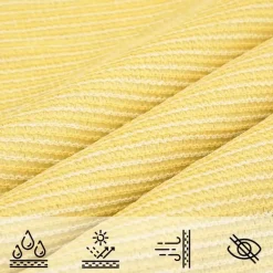 vidaXL - Zonnezeil - Beige - 2 x 2 m