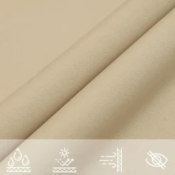 vidaXL - Zonnezeil - Beige - 2 x 3 m