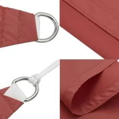 vidaXL - Zonnezeil - Bruin - 4 x 6 m