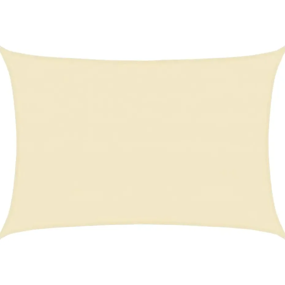 vidaXL - Zonnezeil - Crème - 4 x 6 m
