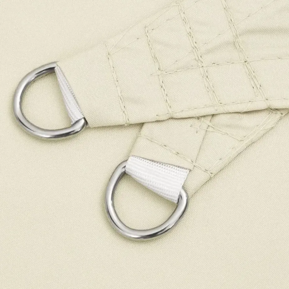 vidaXL - Zonnezeil - Crème - 5 x 5 x 5 m