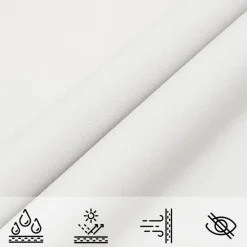 vidaXL - Zonnezeil - Wit - 2 x 4 m