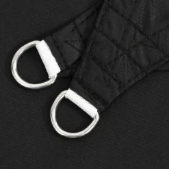 vidaXL - Zonnezeil - Zwart - 4 x 4 x 4 m