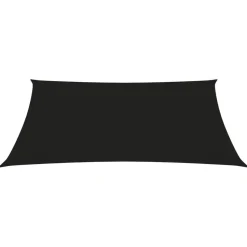 vidaXL - Zonnezeil - Zwart - 3/4 x 3 m