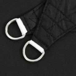 vidaXL - Zonnezeil - Zwart - 4.5 x 4.5 x 4.5 m