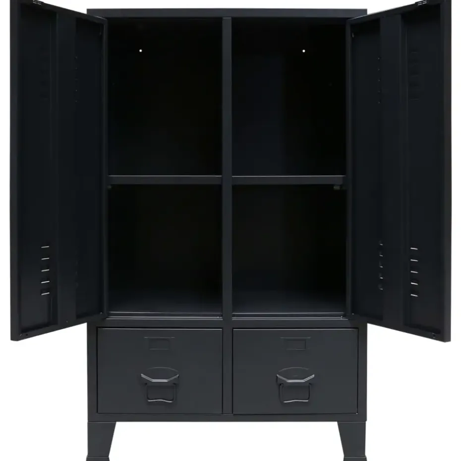 vidaXL - Zwart - Metaal