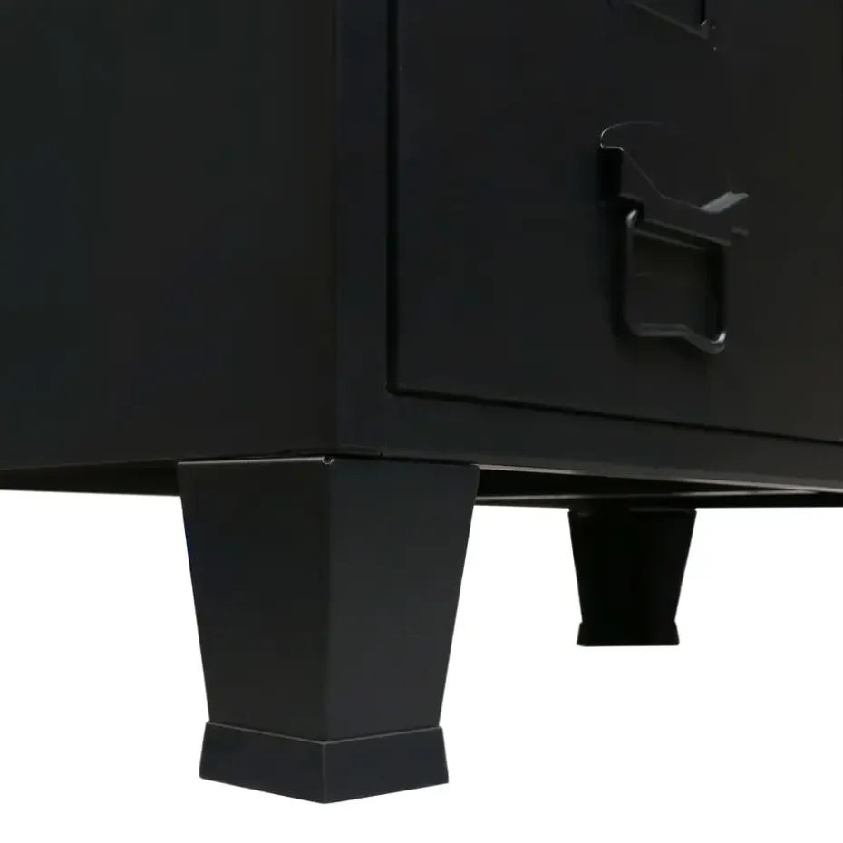 vidaXL - Zwart - Metaal