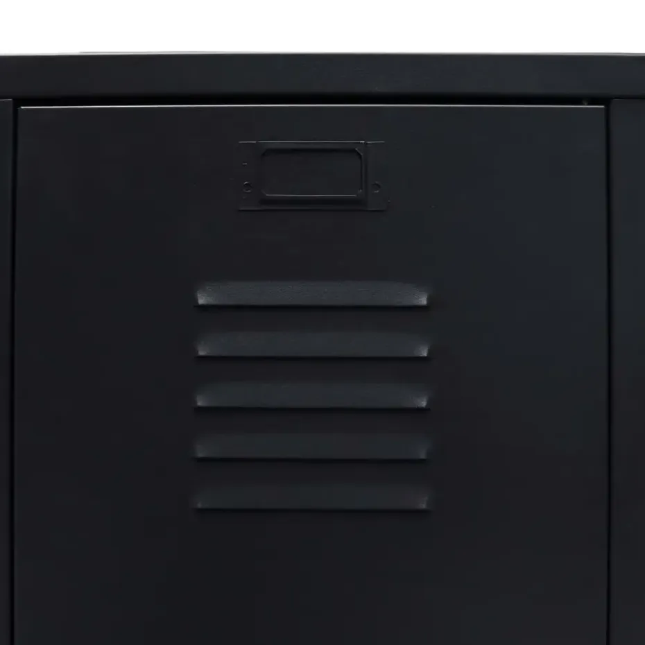 vidaXL - Zwart - Metaal