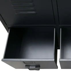 vidaXL - Zwart - Metaal