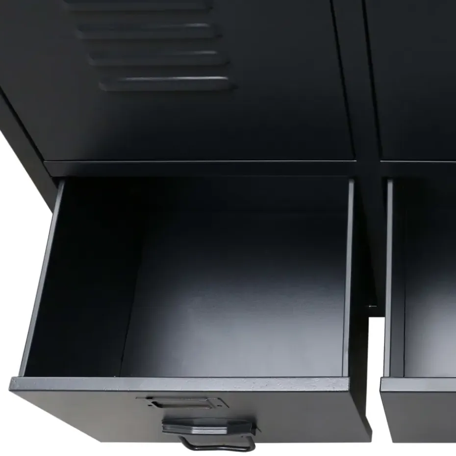 vidaXL - Zwart - Metaal