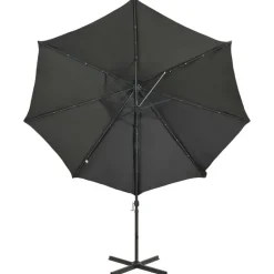 vidaXL - Zweefparasol - Antraciet - 300 cm