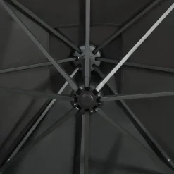 vidaXL - Zweefparasol - Antraciet - 300 cm