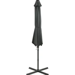 vidaXL - Zweefparasol - Antraciet - 300 cm