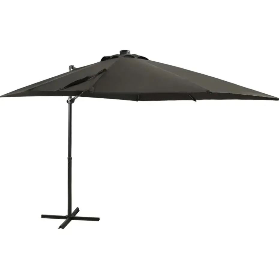 vidaXL - Zweefparasol - Antraciet - 250 cm