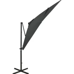 vidaXL - Zweefparasol - Antraciet - 250 cm