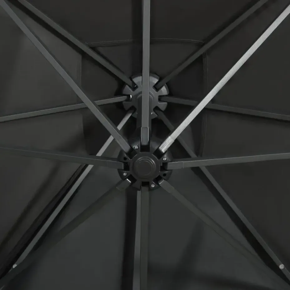 vidaXL - Zweefparasol - Antraciet - 250 cm