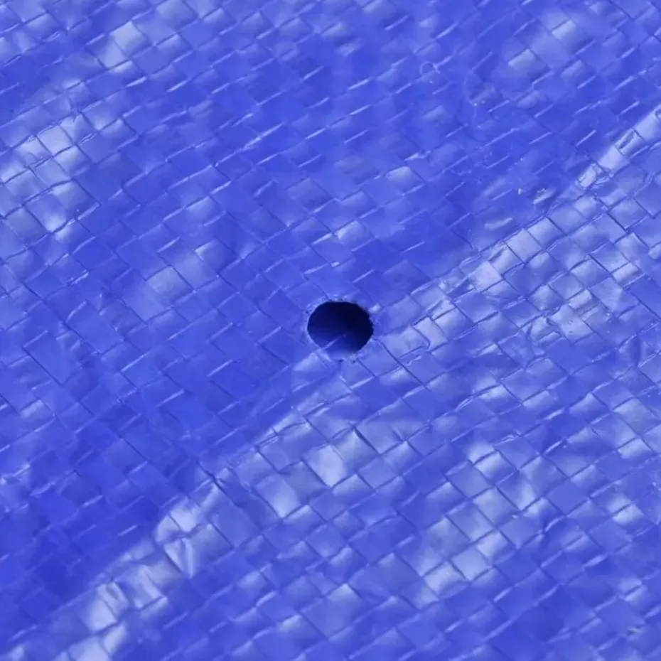 vidaXL - Zwembadhoes - Blauw - Kunststof - Ø 335 cm