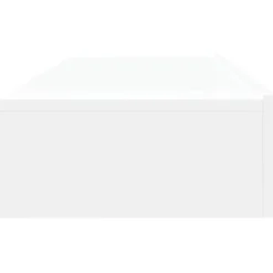 vidaXL - Zwevend LED TV-meubel met lade - Wit - Hout - 60x35x15.5 cm - 2 stuks