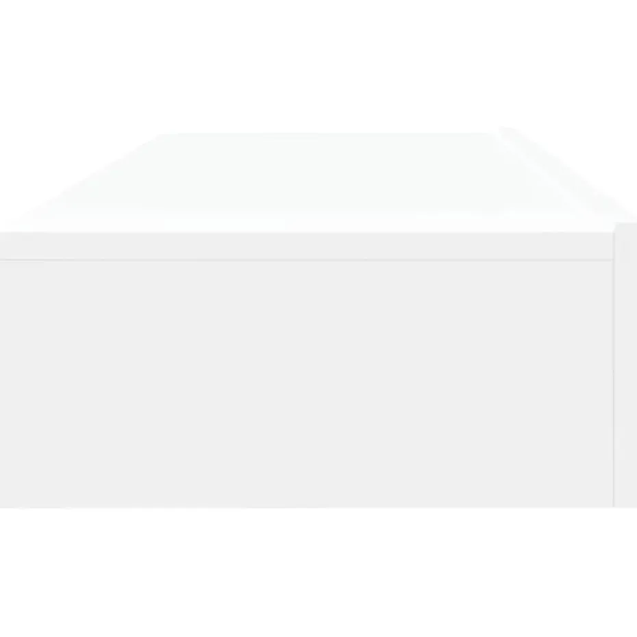 vidaXL - Zwevend LED TV-meubel met lade - Wit - Hout - 60x35x15.5 cm - 2 stuks