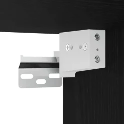 vidaXL - Zwevend Nachtkastjes met lade - Zwart - 45x26x28.5 cm - Set van 2