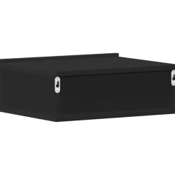 vidaXL - Zwevend Nachtkastje - Zwart - Bewerkt hout - 2 stuks