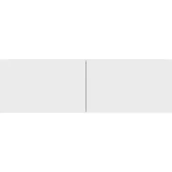 vidaXL - Zwevend TV-meubel met 1 deur - Wit - Hout - 100x30x30 cm - 3 stuks