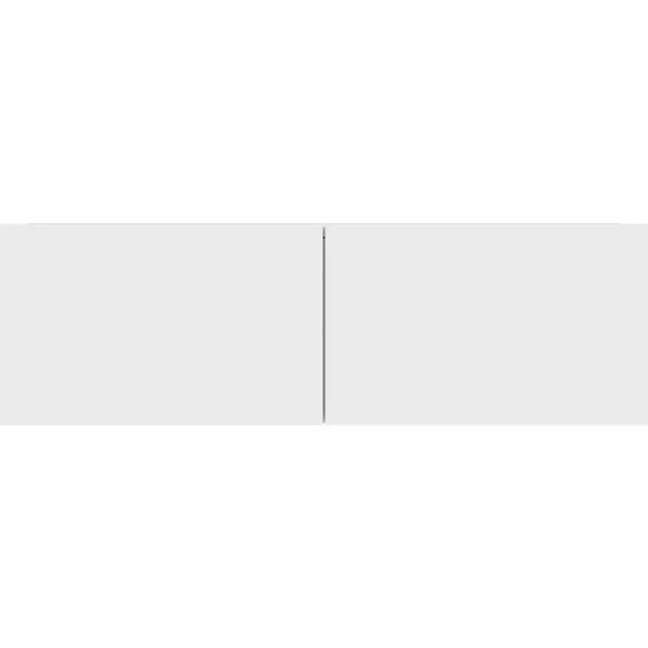 vidaXL - Zwevend TV-meubel met 1 deur - Wit - Hout - 100x30x30 cm - 3 stuks