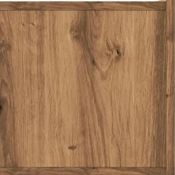 vidaXL - Zwevend TV-meubel met 2 deuren - Artisan eiken - Hout - 120x30x30 cm