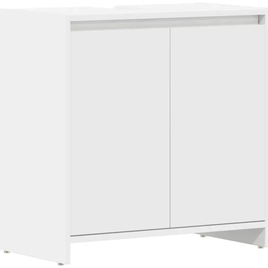 VIDAXL Badkamerkast 60x33x61 cm spaanplaat wit