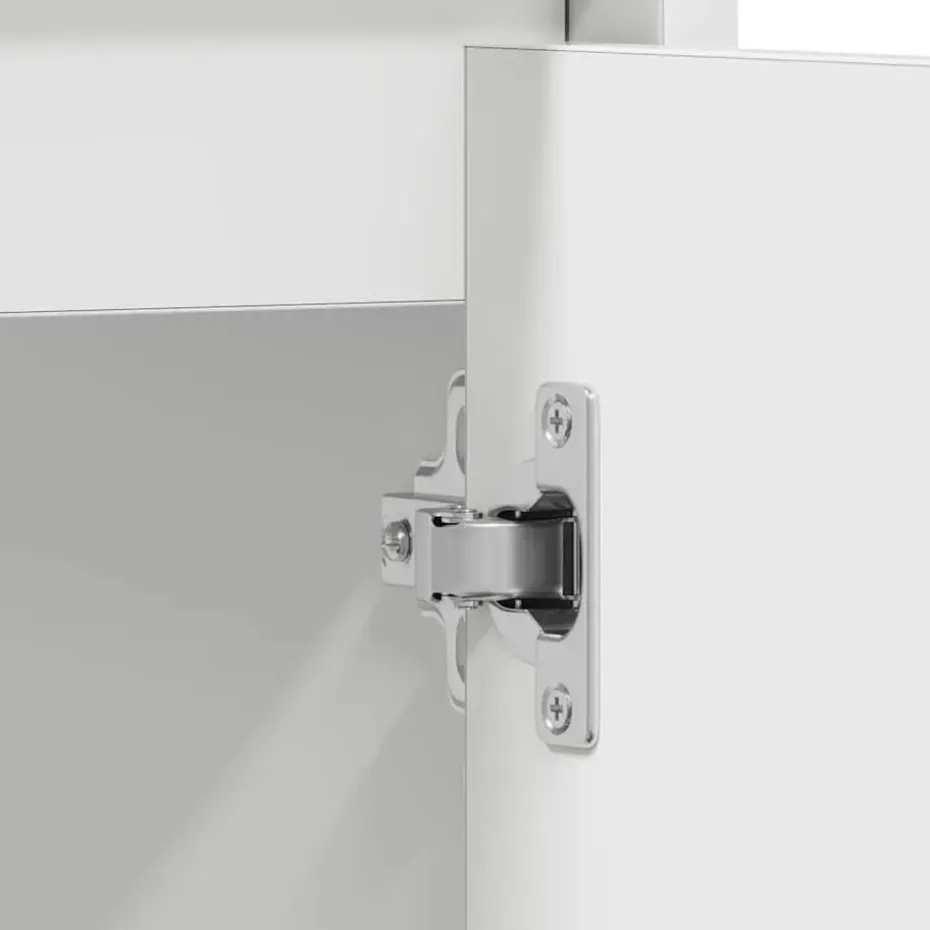 VIDAXL Badkamerkast 60x33x61 cm spaanplaat wit