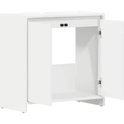 VIDAXL Badkamerkast 60x33x61 cm spaanplaat wit